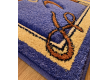 Synthetic carpet Frize Vrezanny 5247A blue - high quality at the best price in Ukraine - image 3.